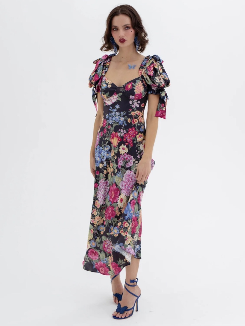 Selkie Puck Poet Slip Dress S - Picture 11 of 17